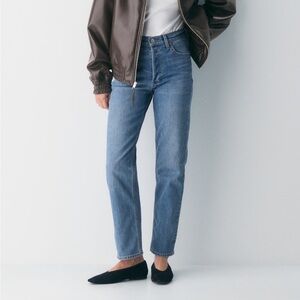 Aritzia Denim Forum Arlo High Rise Straight Jean